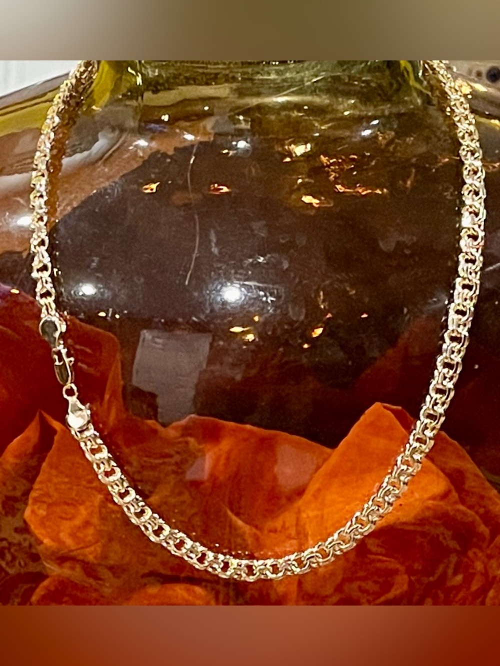 Men's Gold Rope Chain Necklace - Polished Classic